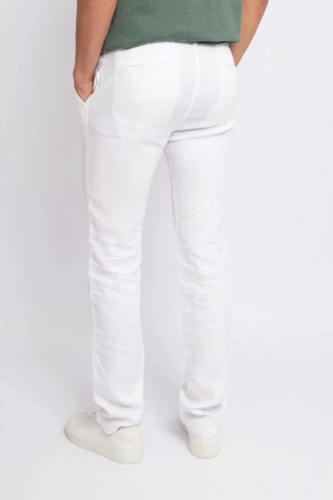Suitable Chino Leinen Weiß - Größe XL günstig online kaufen