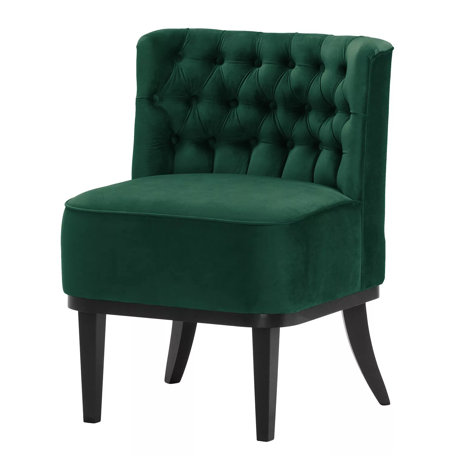 home24 Norrwood Sessel Farida I Antikgrün Samt 72x80x65 cm (BxHxT) günstig online kaufen