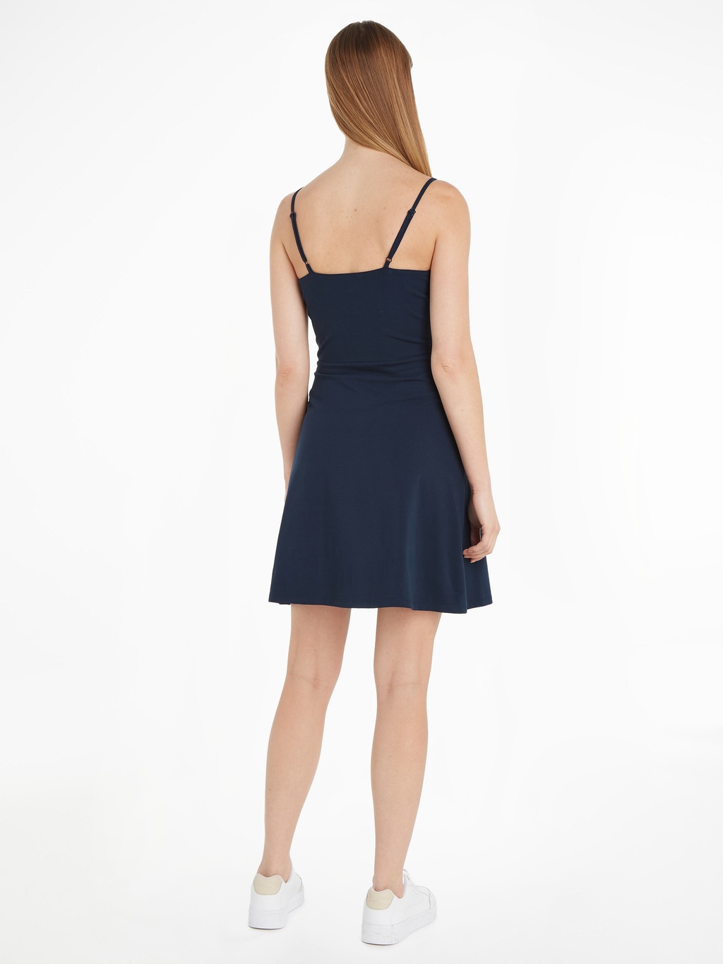 Tommy Jeans Spaghettikleid "TJW ESSENTIAL STRAP FLARE DRESS", mit verstellb günstig online kaufen