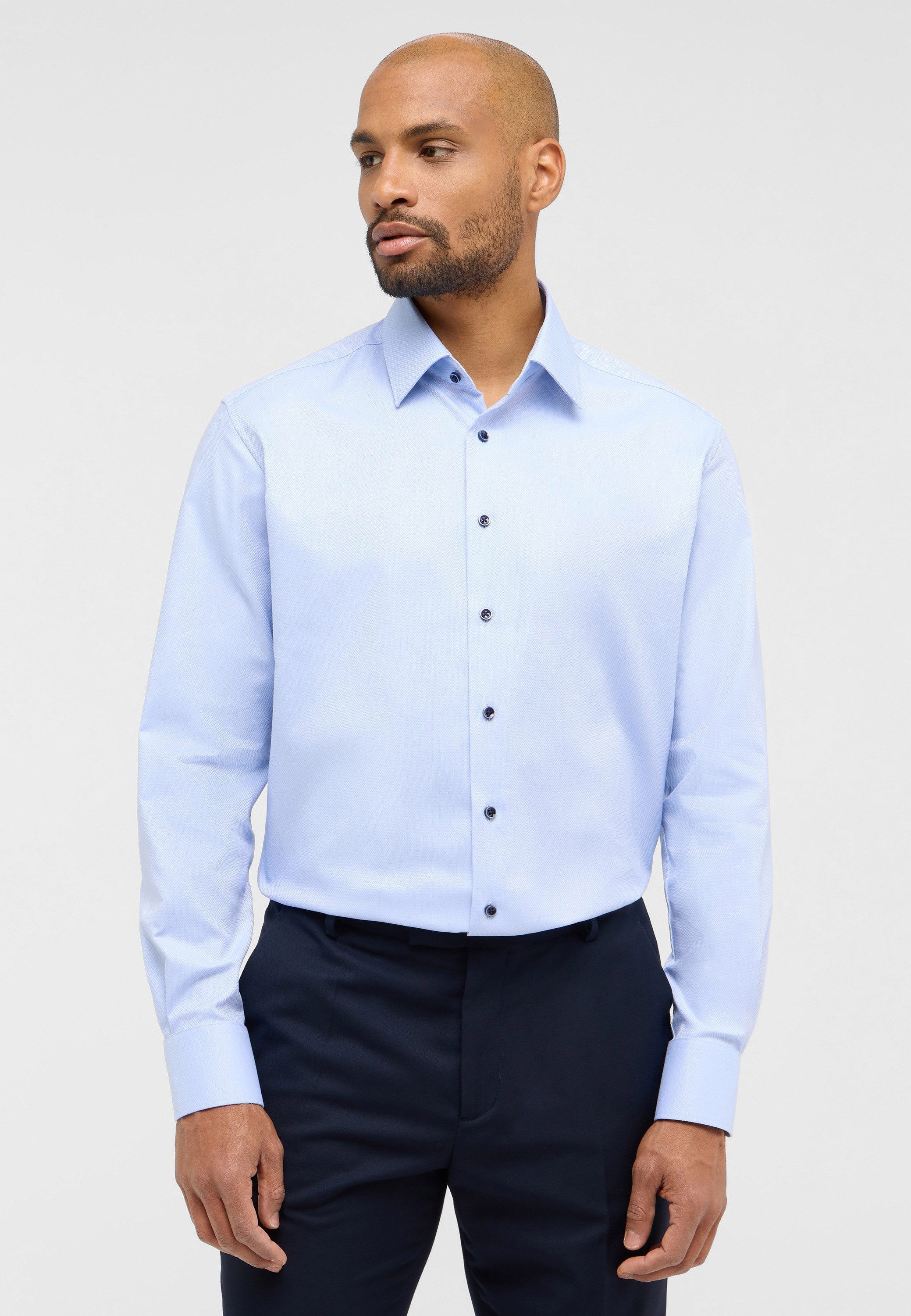 Eterna Langarmhemd MODERN FIT NON IRON günstig online kaufen