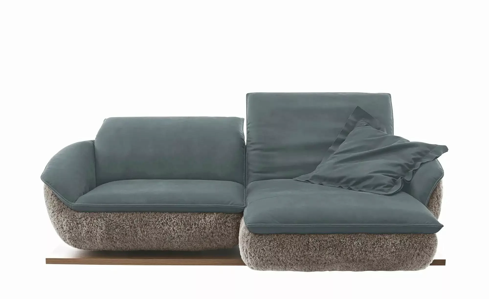 KOINOR Ecksofa  Mooove ¦ blau ¦ Maße (cm): B: 242 H: 99 T: 120.0 Polstermöb günstig online kaufen