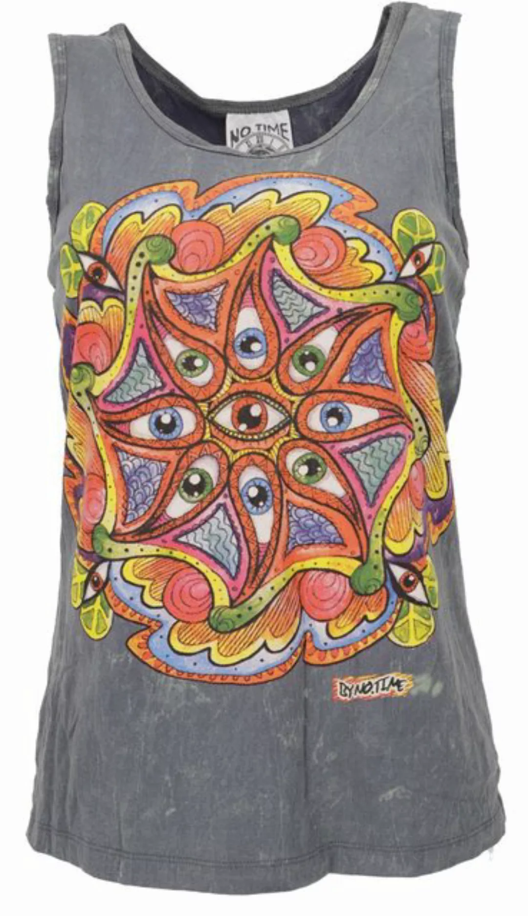 Guru-Shop T-Shirt No Time Tank Top, Yoga-Top - Drittes Auge/.. Festival, Go günstig online kaufen