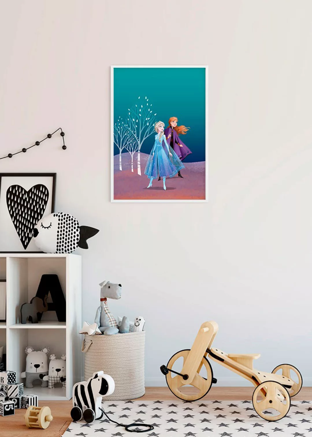 Komar Wandbild Frozen Sisters 40 x 50 cm günstig online kaufen