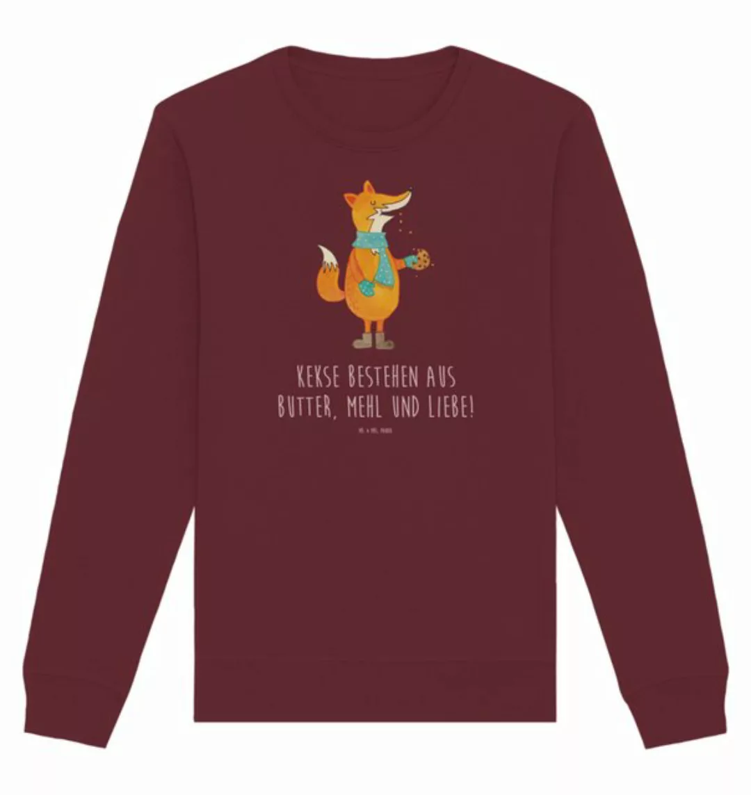 Mr. & Mrs. Panda Longpullover Größe XL Fuchs Keks - Burgundy - Geschenk, Un günstig online kaufen