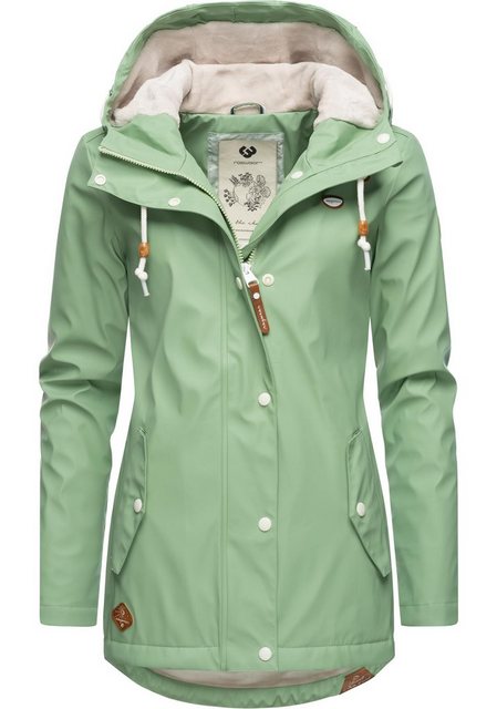 Ragwear Regenjacke "YM-Marge", mit Kapuze, stylische Übergangsjacke mit gro günstig online kaufen