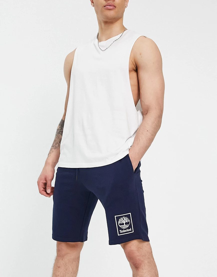 Timberland – Sommer-Sweatshorts in Marineblau günstig online kaufen