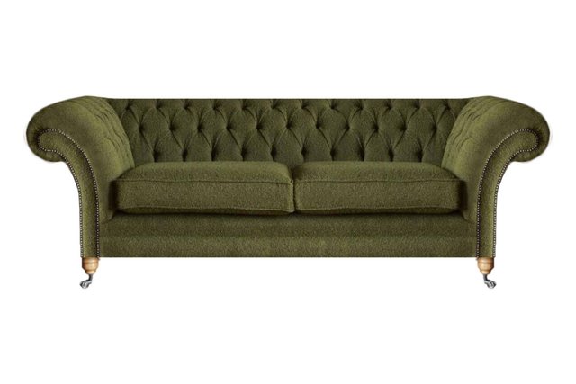 JVmoebel Chesterfield-Sofa Modern Zweisitzer Sofa Couch Grün Polstermöbel T günstig online kaufen