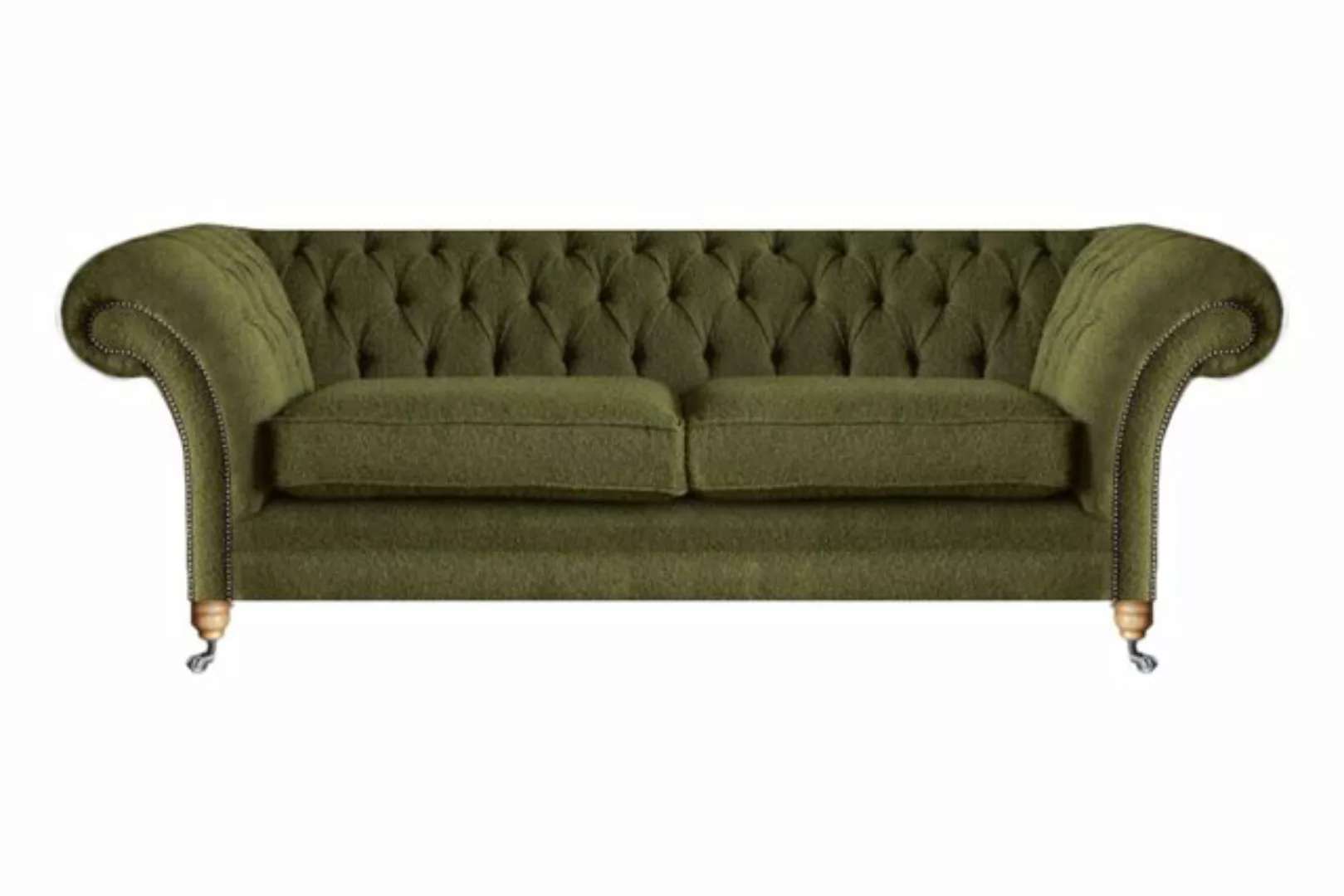 JVmoebel Chesterfield-Sofa Modern Zweisitzer Sofa Couch Grün Polstermöbel T günstig online kaufen