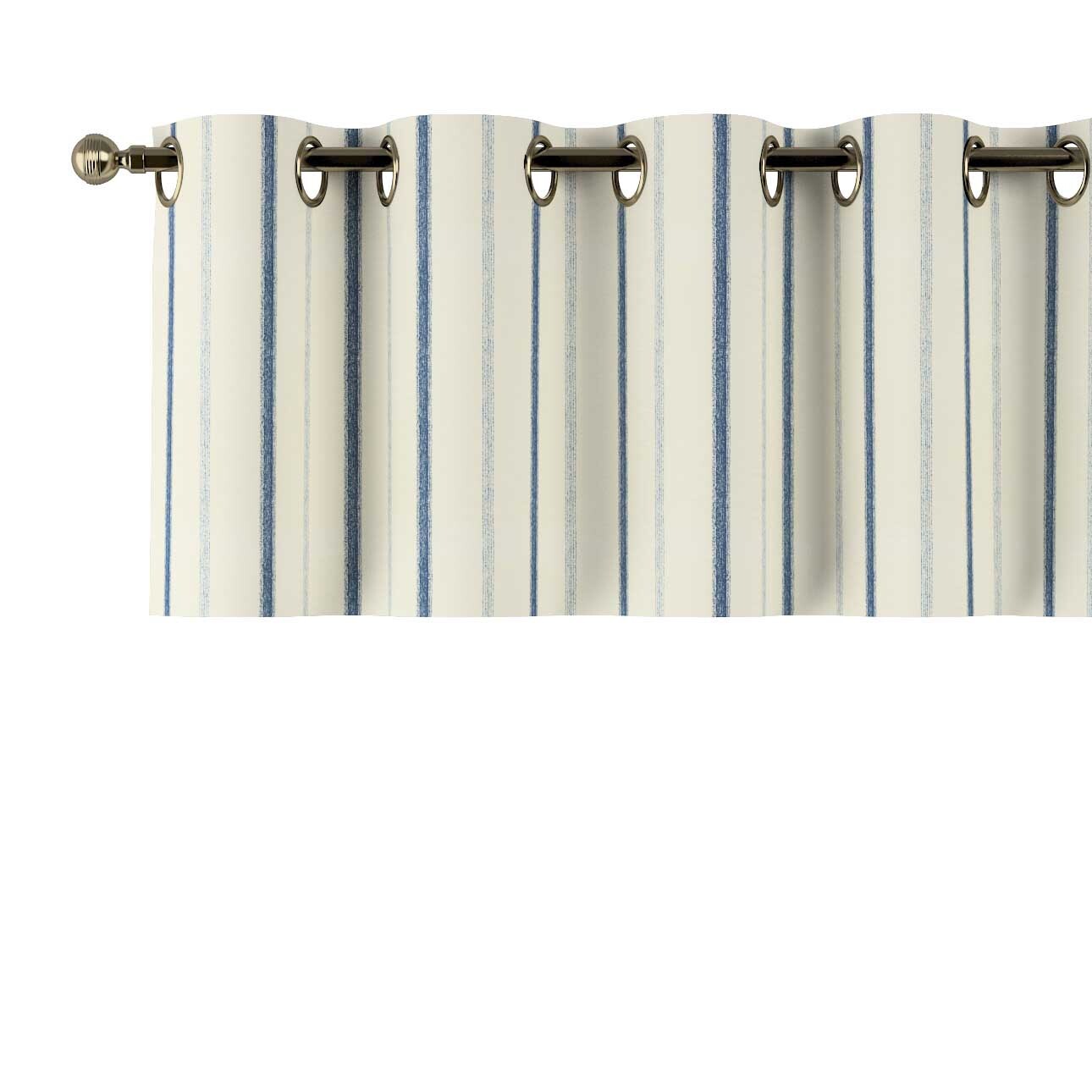 Kurzgardine mit Ösen, creme- blau gestreift, 130 x 40 cm, Avinon (129-66) günstig online kaufen