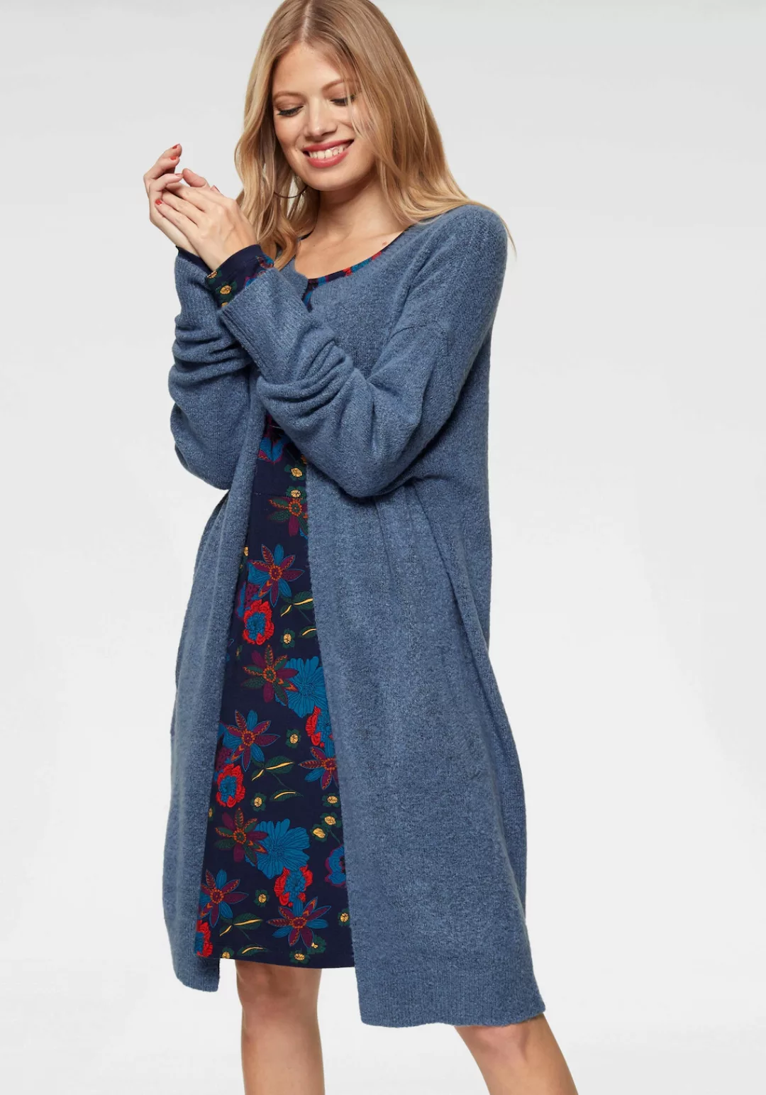 Aniston CASUAL Strickjacke im Oversize Look günstig online kaufen