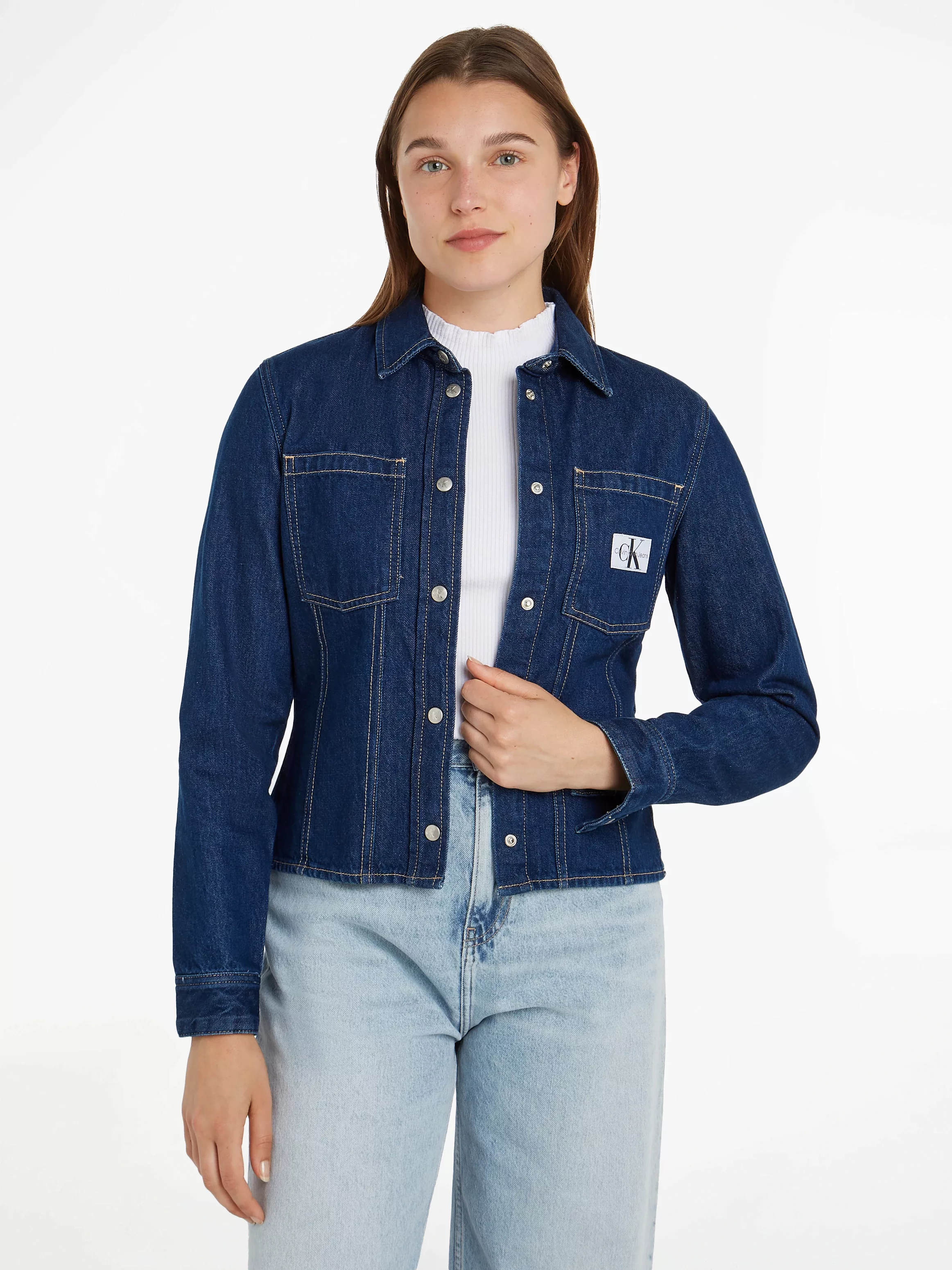 Calvin Klein Jeans Jeansbluse "LEAN DENIM SHIRT" günstig online kaufen