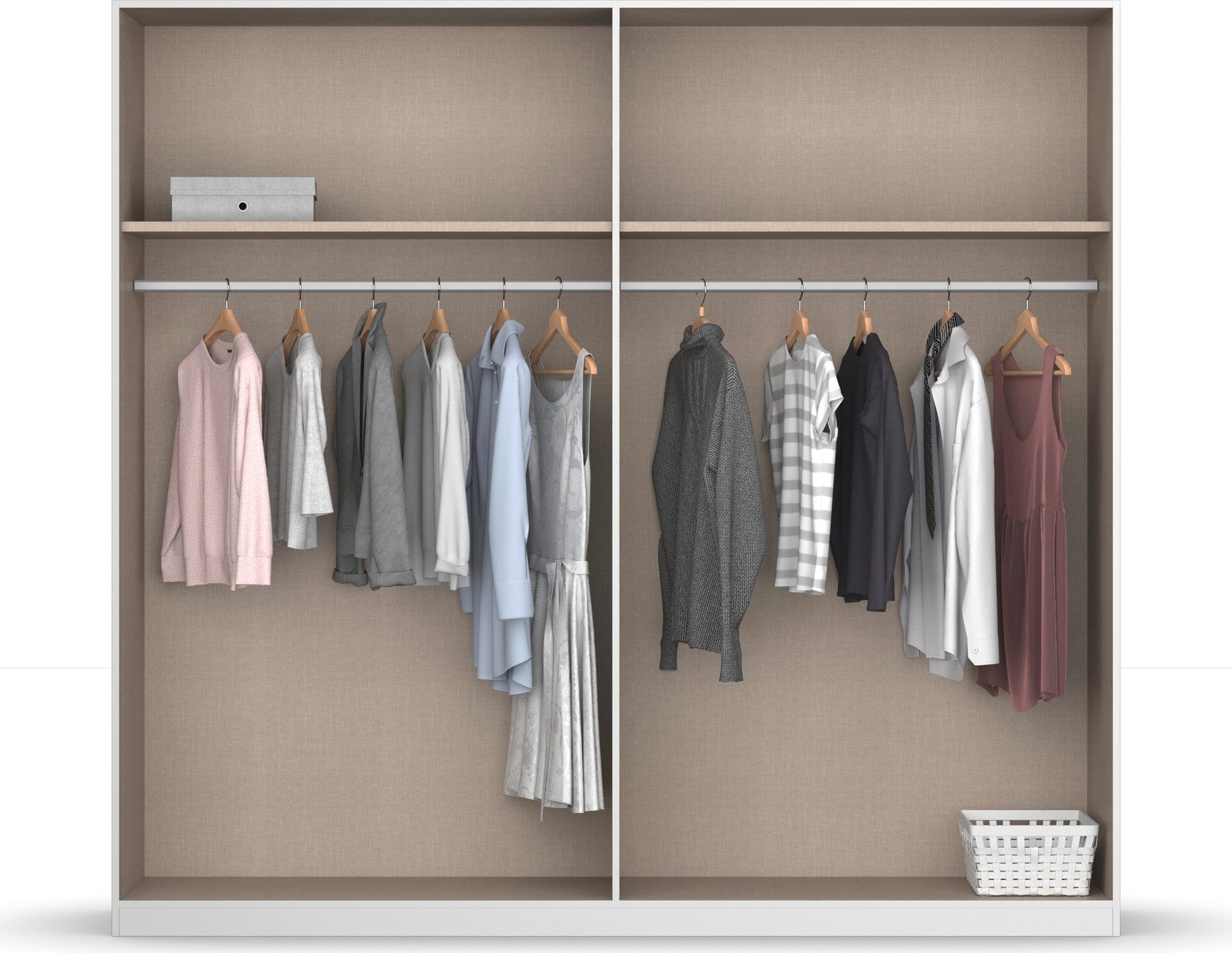 rauch Schlafzimmer-Set "Monza", mit Drehtürenschrank Breite 226 cm, Bettanl günstig online kaufen