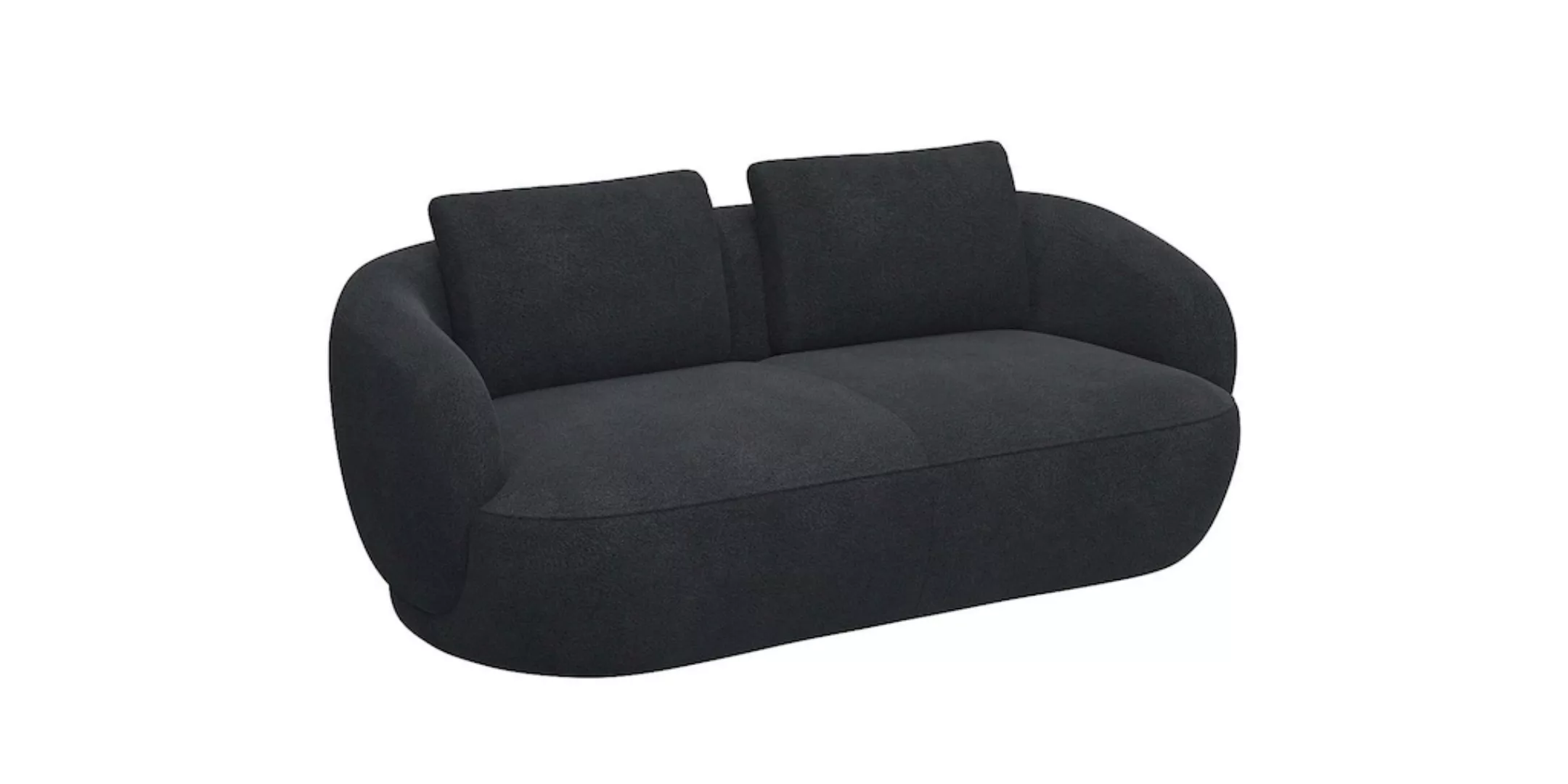 FLEXLUX 2,5-Sitzer »Torino, rund, Couch, Loveseat,«, Modernes, organisches günstig online kaufen