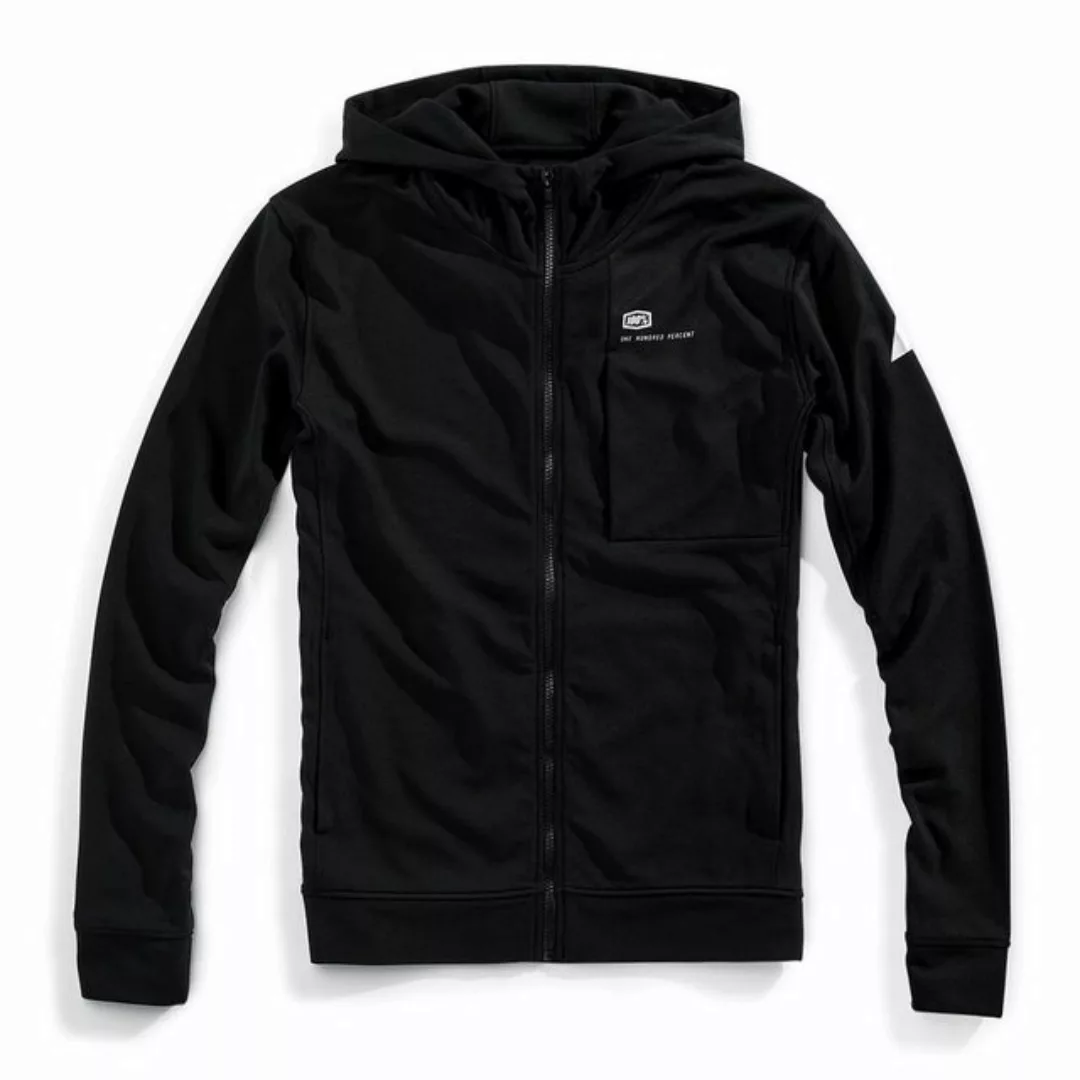 100% Kapuzenpullover 100% Regent Full-Zip hooded tech fleece - Schwarz S (1 günstig online kaufen