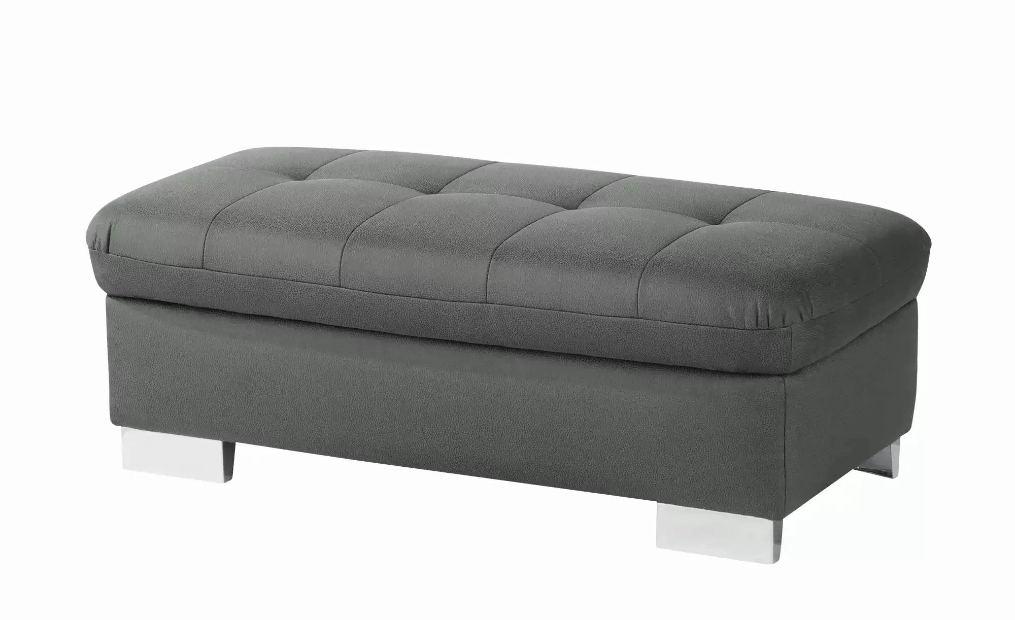 Lounge Collection Hocker  Inka ¦ grau ¦ Maße (cm): B: 130 H: 46 T: 65.0 Pol günstig online kaufen