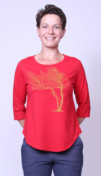 Bio-damen-3/4 Arm Shirt- Fancy Tree günstig online kaufen