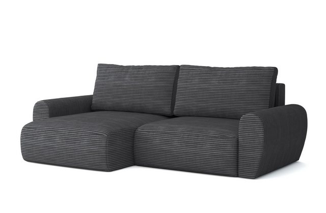 Deine Möbel 24 Wohnlandschaft HEIDI 253 cm breit Ecksofa Sofa Wohnzimmer L- günstig online kaufen