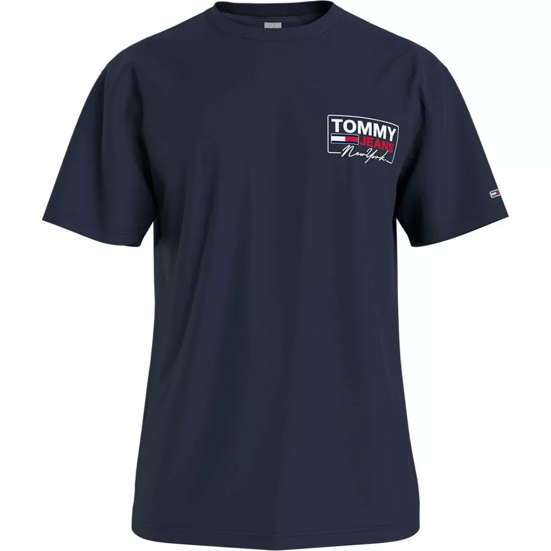 Tommy Jeans Ny Script Box Back Logo Kurzärmeliges T-shirt S Twilight Navy günstig online kaufen