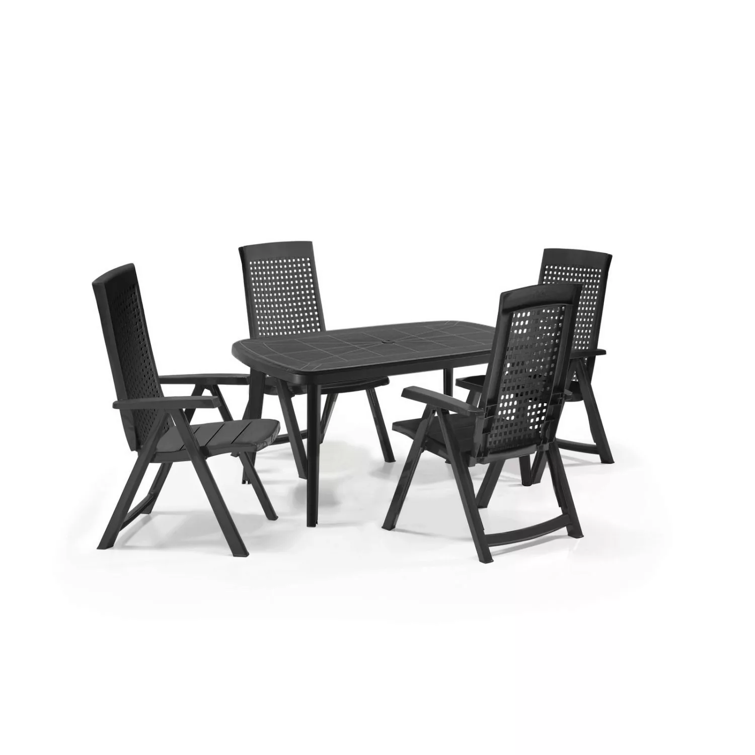 Shaf Garten-Essgruppe Milano Garten Essgruppen-Set Klappstuhl günstig online kaufen