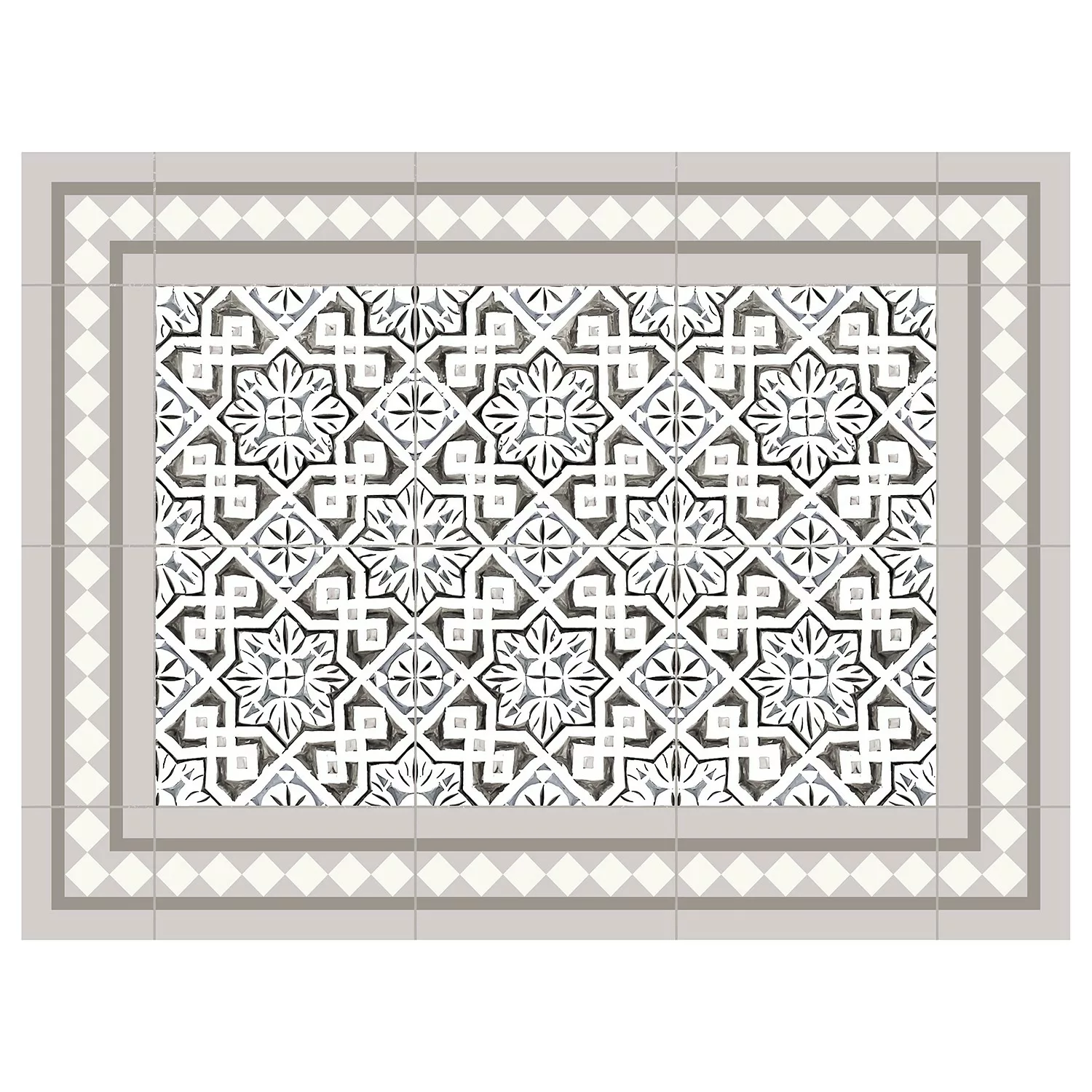 Contento Platzset »Matteo, Tiles, moroccan beige«, (Set, 4 St.), für innen günstig online kaufen