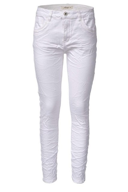 Jewelly Regular-fit-Jeans Stretch Boyfriend Jeans - Five-Pocket im günstig online kaufen