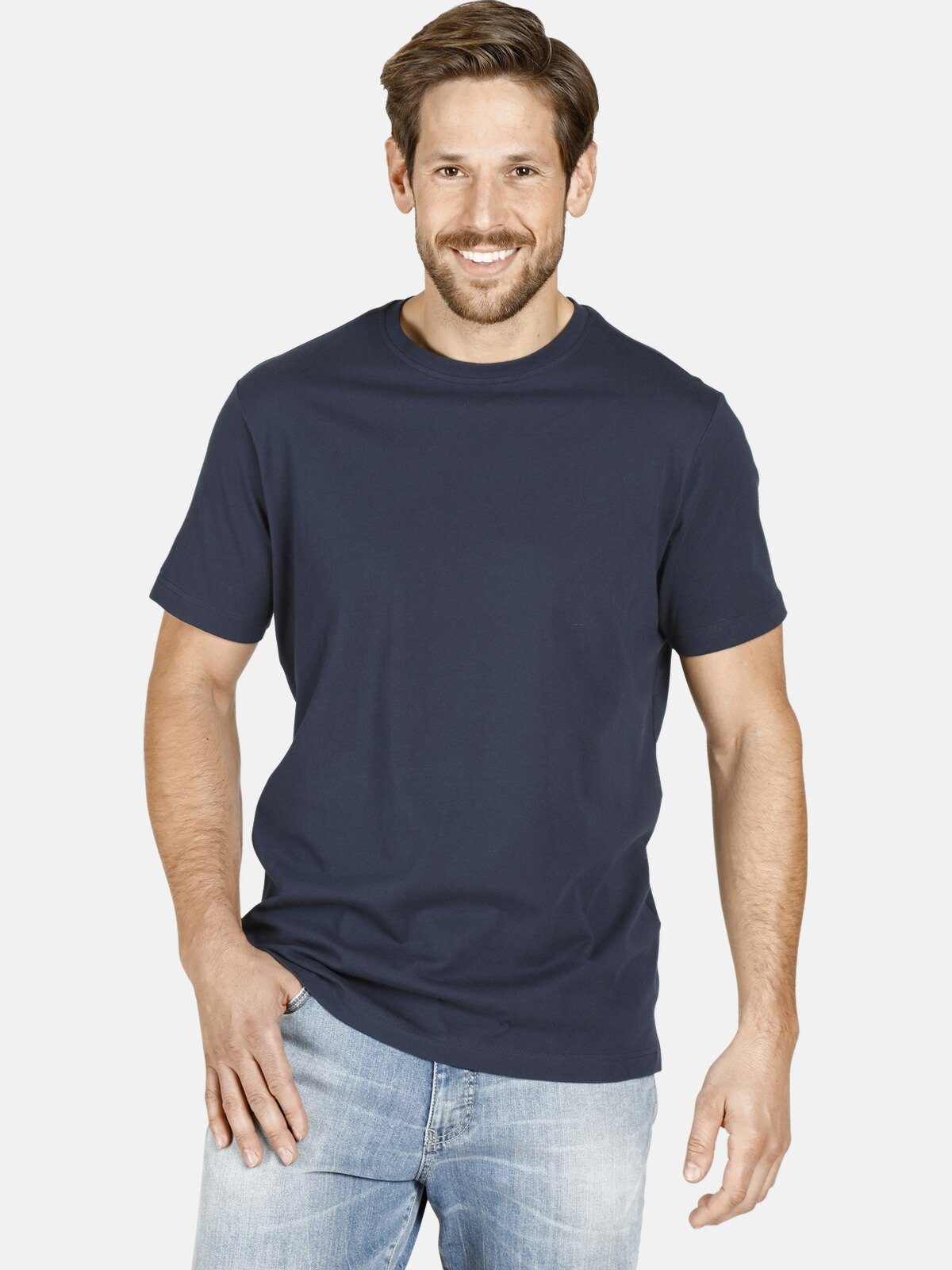 Jan Vanderstorm T-Shirt ERKE reine Baumwolle günstig online kaufen