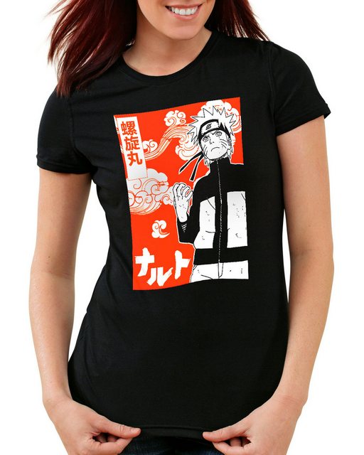 style3 T-Shirt Uzumaki Orange kakashi hatake stirnband naruto anime manga c günstig online kaufen