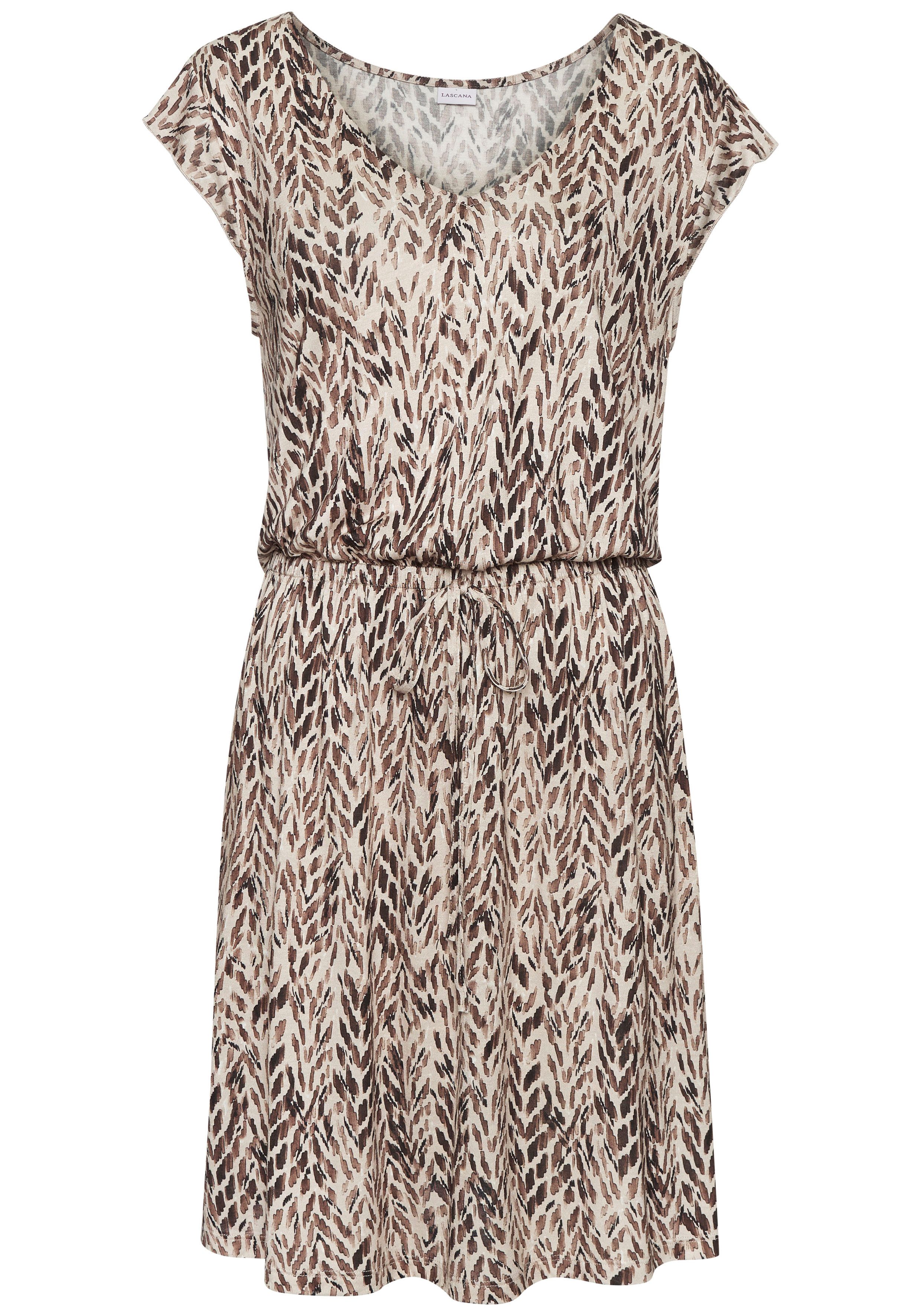 LASCANA Strandkleid, mit Alloverprint, Sommerkleid günstig online kaufen