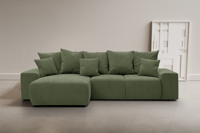 WERK2 Ecksofa »Riwa, modernes Sofa zum Kuscheln und Entspannen, Breite 300c günstig online kaufen