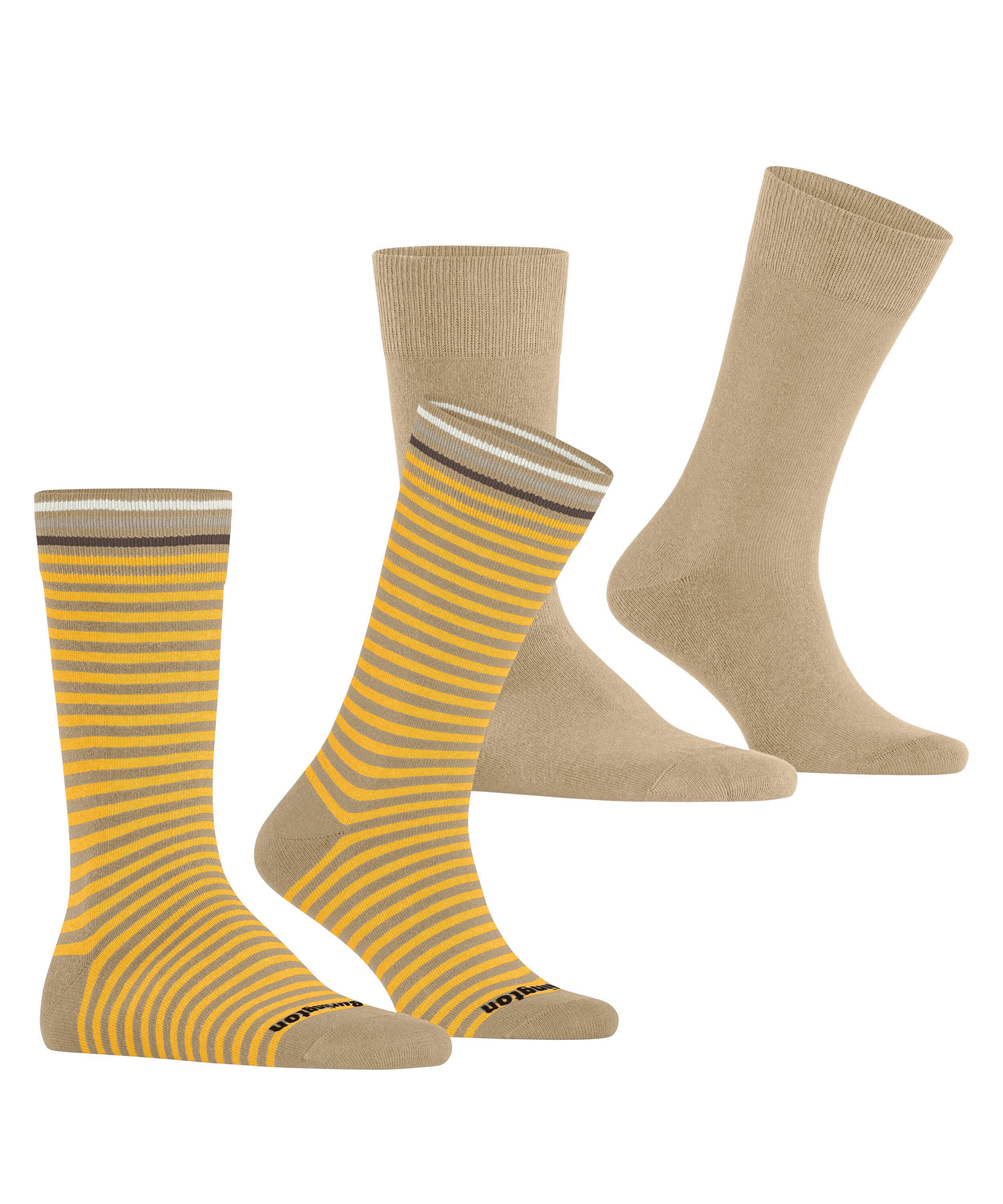 Burlington 2-er Set Socken Blau und Blau gestreift günstig online kaufen