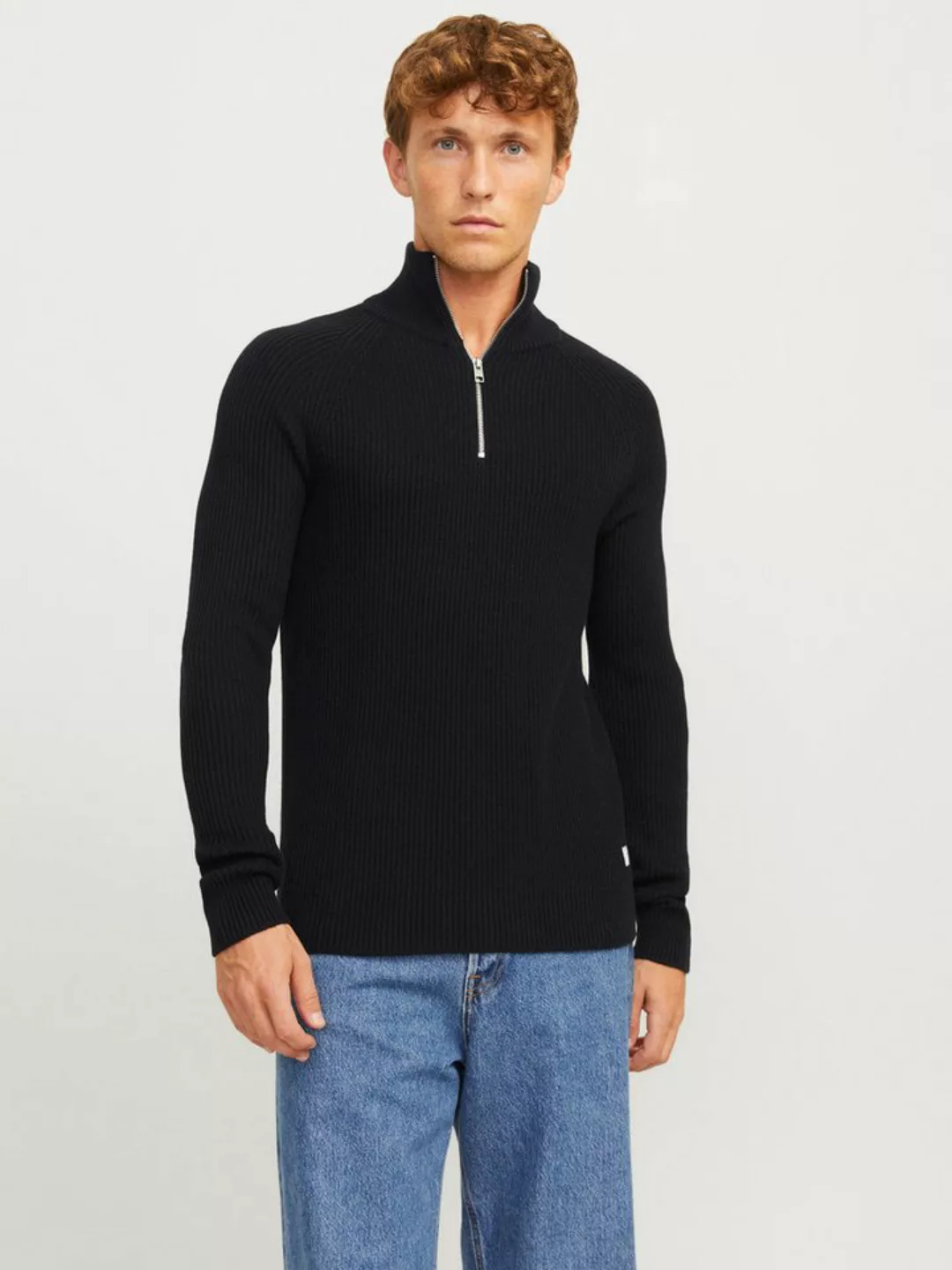 Jack & Jones Troyer JJPANNEL KNIT HALF ZIP AW24 günstig online kaufen