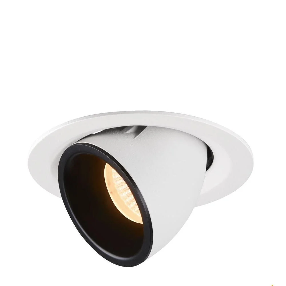LED Deckeneinbauleuchte Numinos Gimble in Weiß und Schwarz 17,5W 1460lm 270 günstig online kaufen