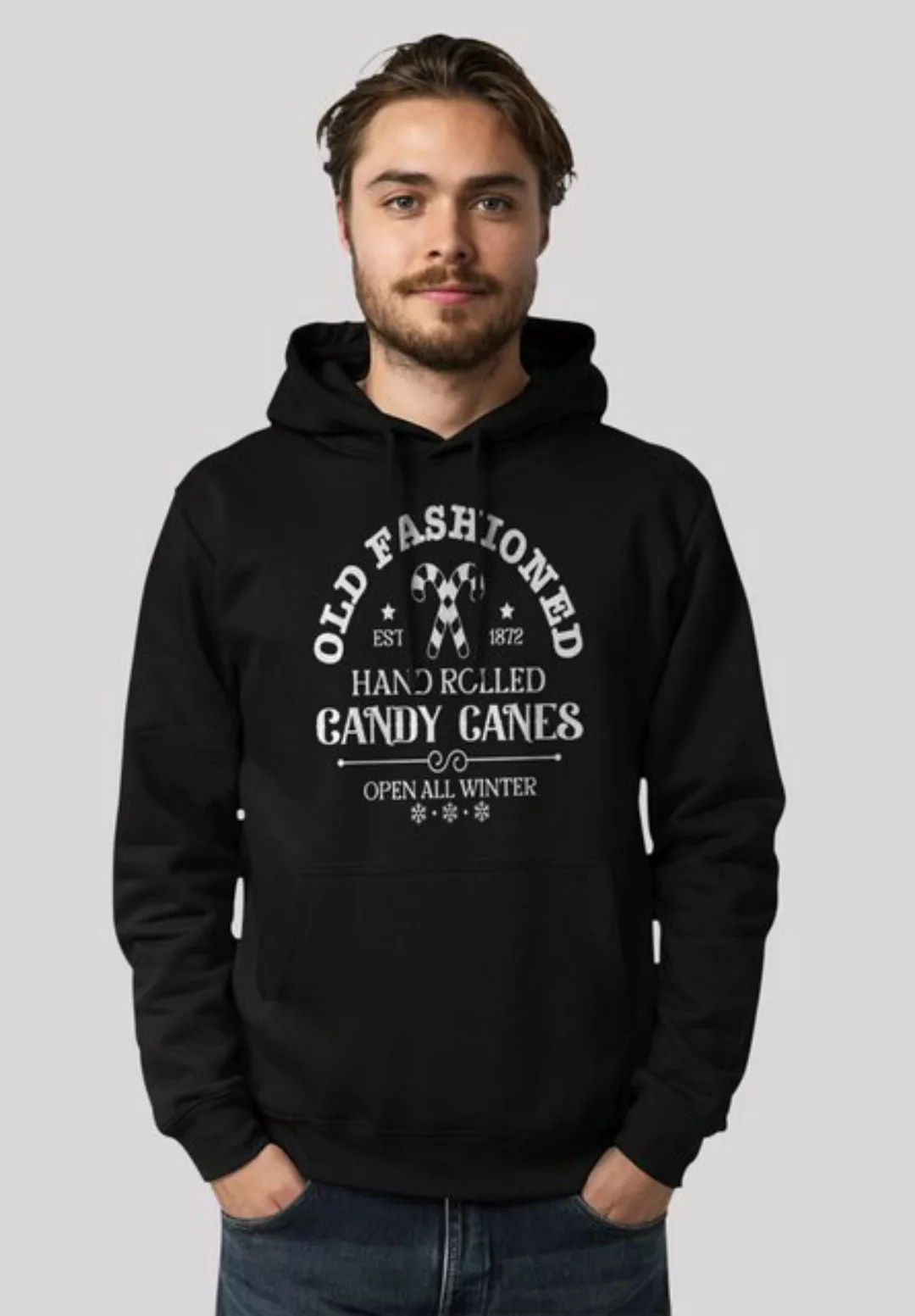 F4NT4STIC Kapuzenpullover Cany Canes Retro Weihnachten Sign Premium Qualitä günstig online kaufen