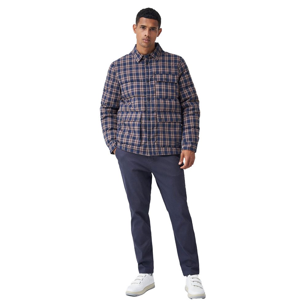 Salsa Jeans 125449-809 / Padded Checkered Overshirt Jacke M Blue günstig online kaufen