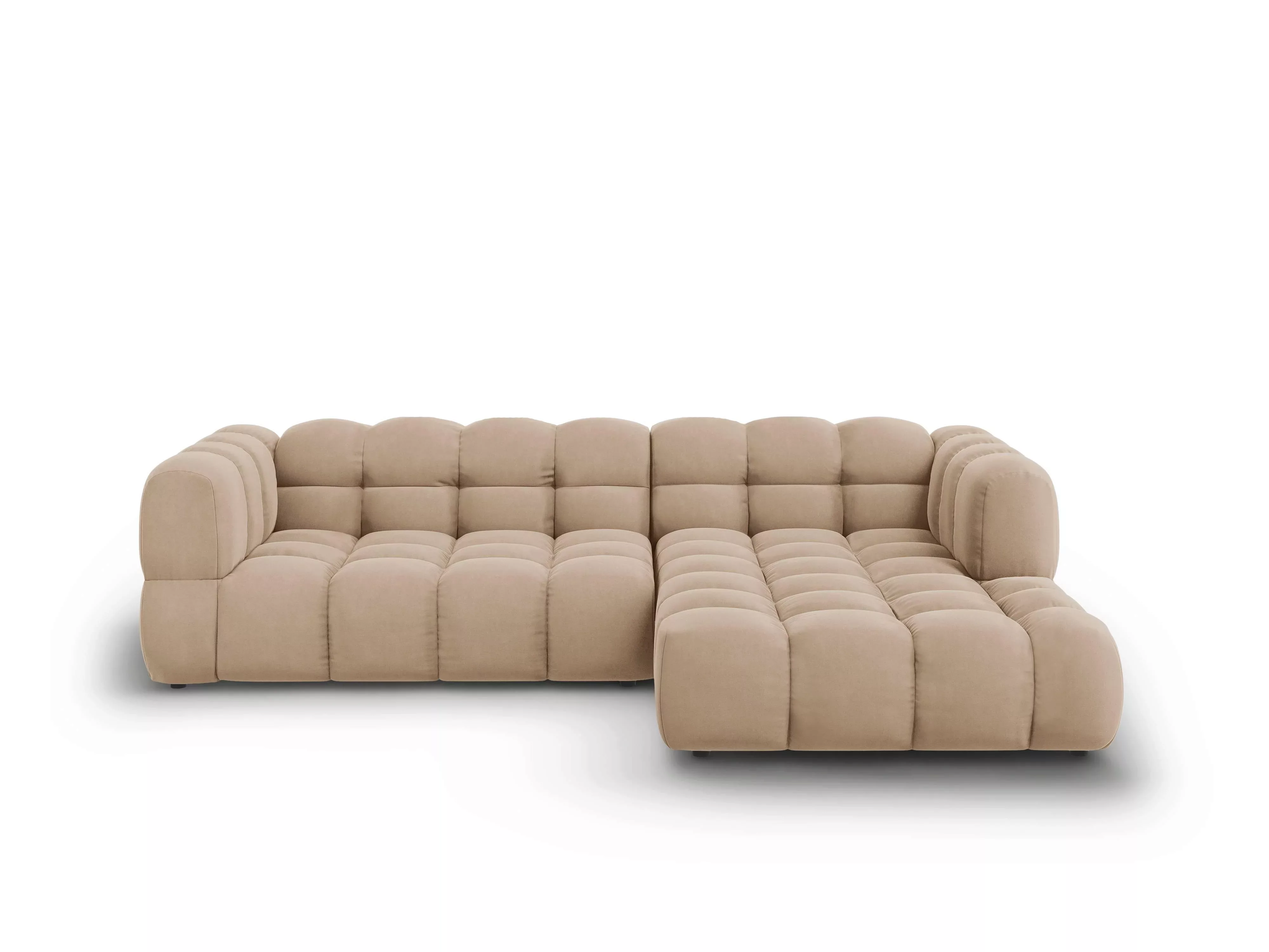 Cosmopolitan Design | 4-Sitzer-Ecksofa Sky rechts Samt günstig online kaufen