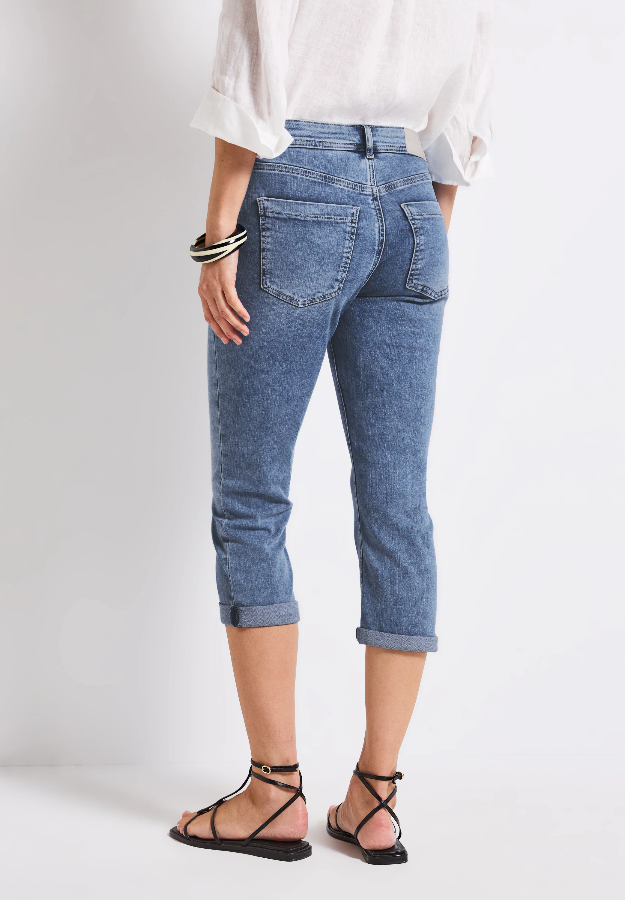 STREET ONE Slim-fit-Jeans, Middle Waist günstig online kaufen