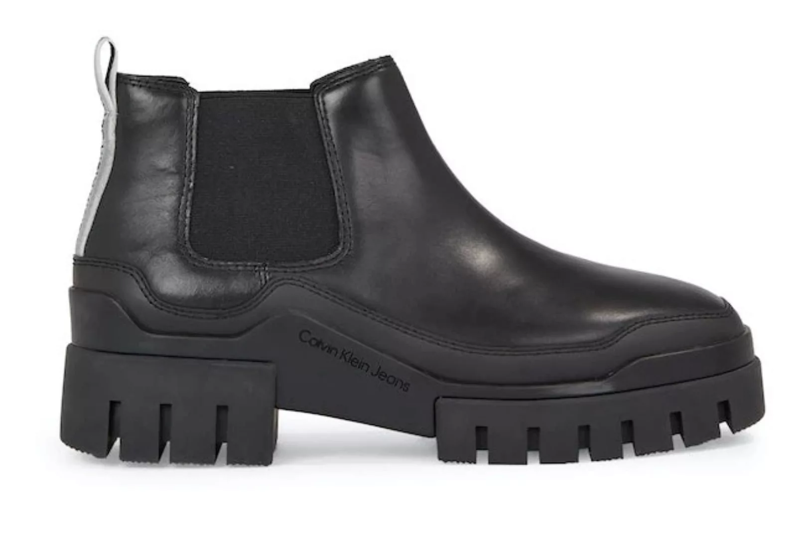 Calvin Klein Jeans Chelseaboots "COM BOOT LOW CHELSEA LTH IN LUM", mit star günstig online kaufen