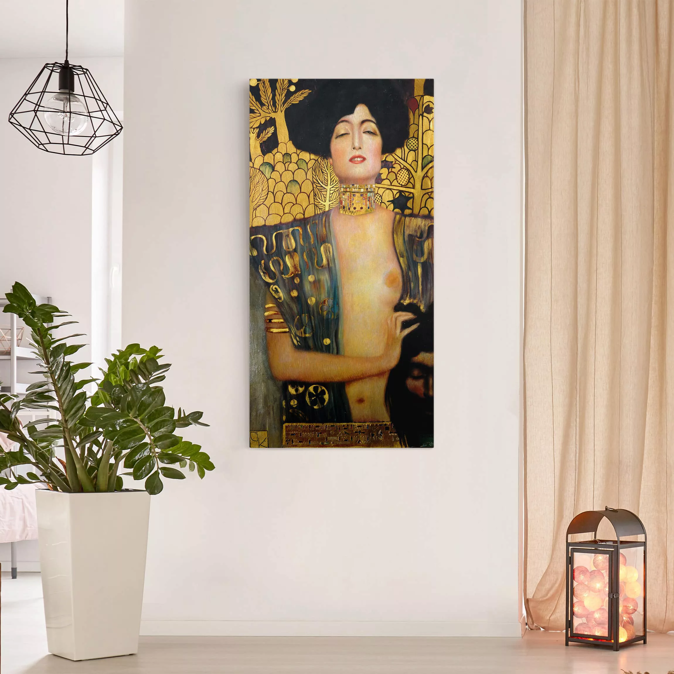 Leinwandbild Kunstdruck - Hochformat Gustav Klimt - Judith I günstig online kaufen