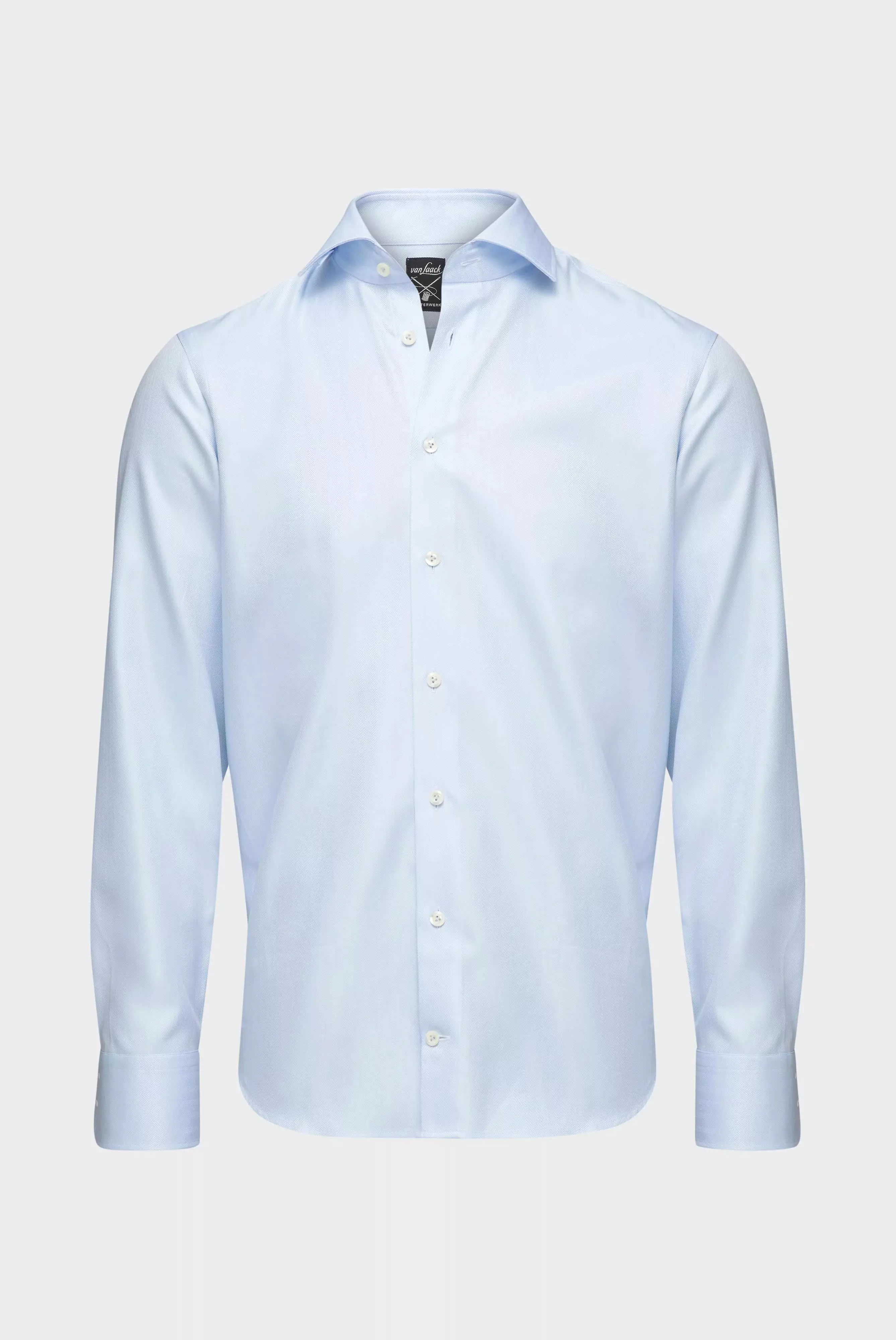 Twill Hemd mit Fischgrat Tailor Fit günstig online kaufen