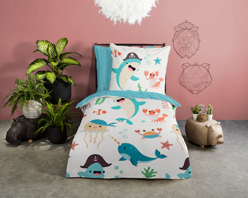 good morning Kinderbettwäsche »Seaworlds«, 100% Baumwolle günstig online kaufen