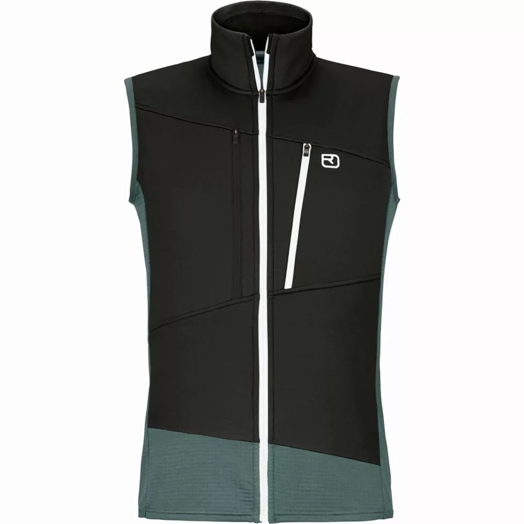 Ortovox Fleece Grid Vest Men - Fleece Jacke günstig online kaufen