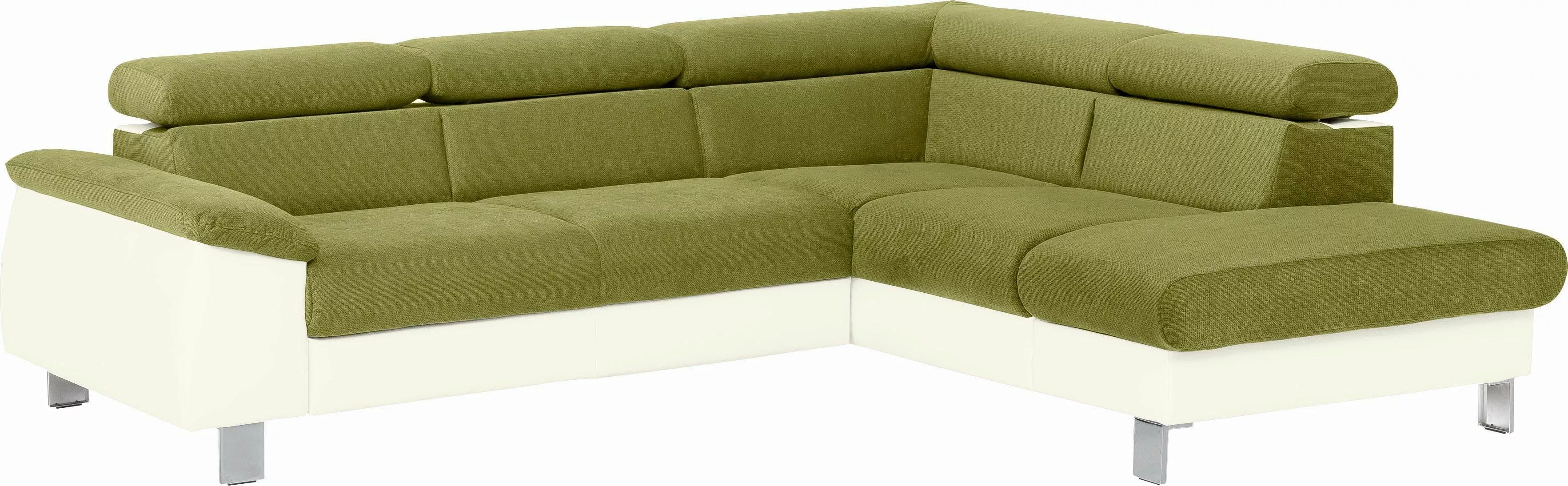 COTTA Ecksofa "Komaris L-Form", inklusive Kopf- bzw. Rückenverstellung, wah günstig online kaufen