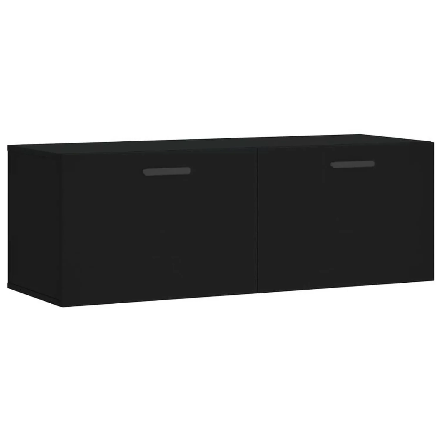 vidaXL Hängeschrank Wandschrank Schwarz 100x36,5x35 cm günstig online kaufen