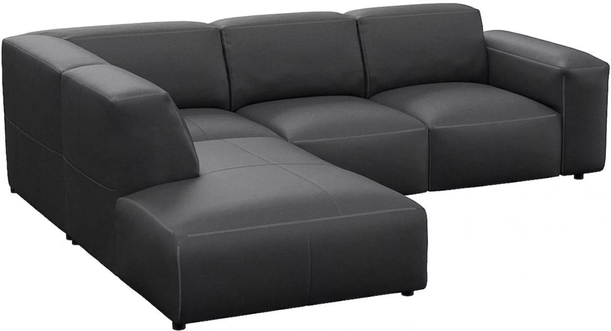 FLEXLUX Ecksofa »Lucera, super bequem durch hochwertigen Sitzaufbau mit Kal günstig online kaufen