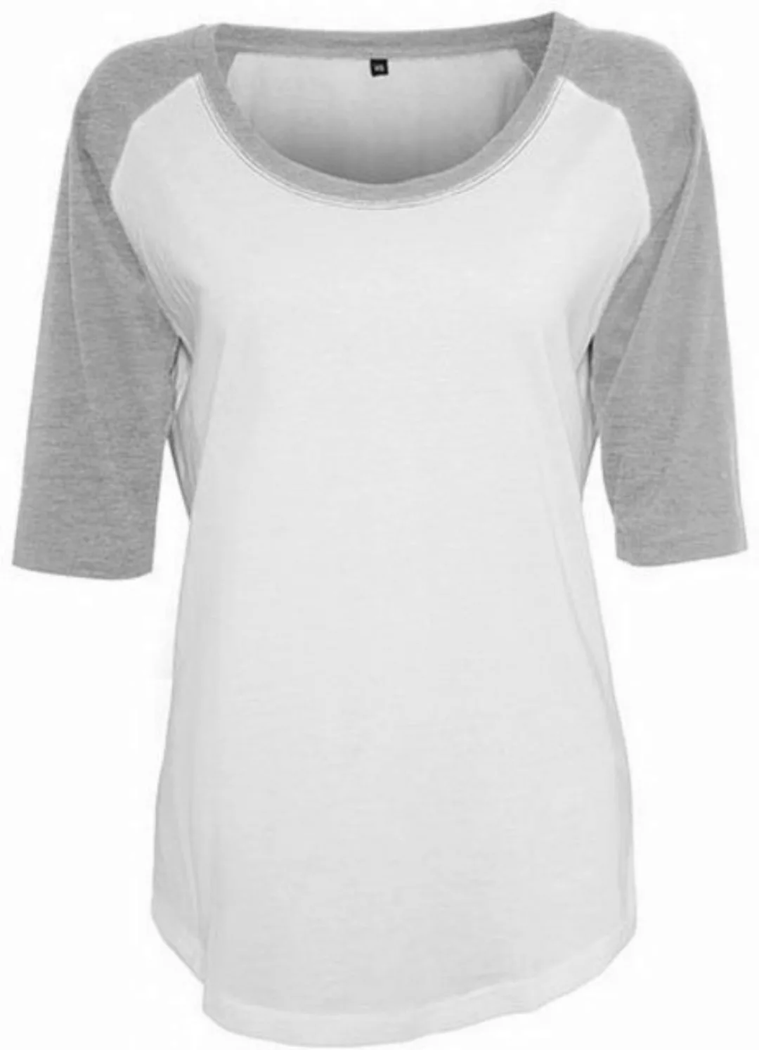 Build Your Brand Rundhalsshirt Ladies 3/4 Contrast Raglan Damen T-Shirt günstig online kaufen