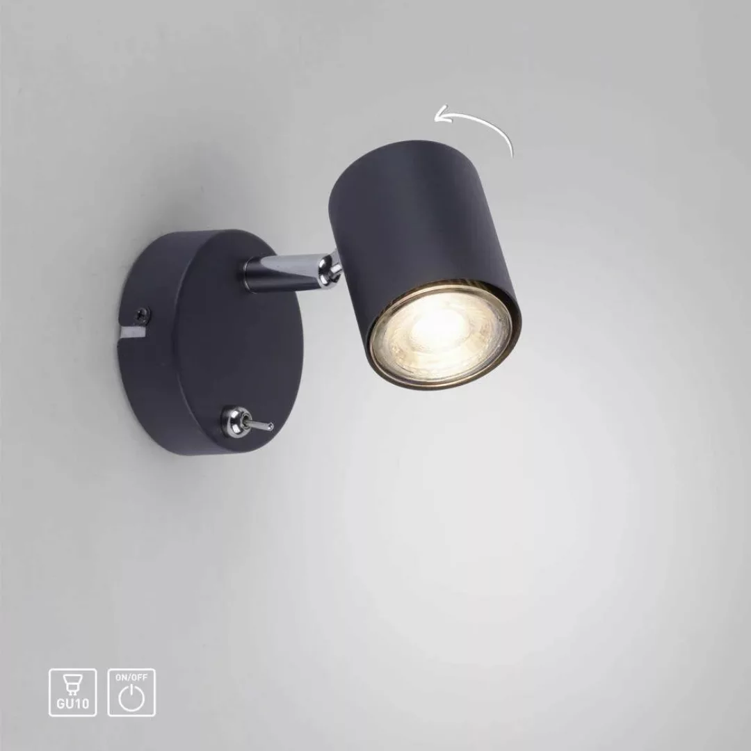 LED Wandleuchte Tarik in Anthrazit 5W 380lm GU10 günstig online kaufen