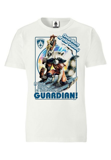 LOGOSHIRT T-Shirt Guardians of the Galaxy - Rocket Raccoon mit Rocket-Print günstig online kaufen