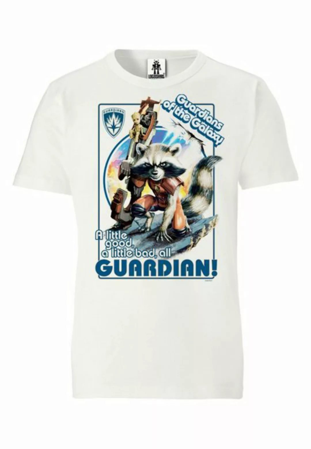 LOGOSHIRT T-Shirt "Guardians of the Galaxy - Rocket Raccoon", mit Rocket-Pr günstig online kaufen