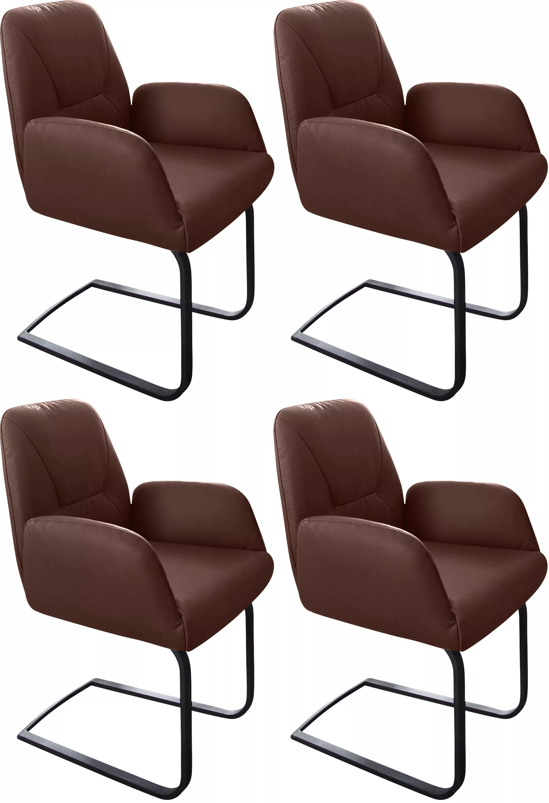 W.SCHILLIG Freischwinger »ole«, (Set), 4 St., Longlife Xtra-Leder Z69, 2er- günstig online kaufen