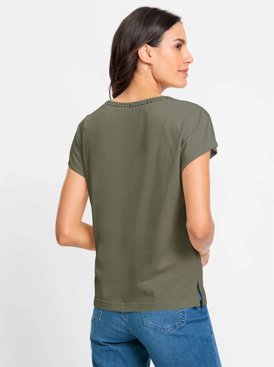 Inspirationen Rundhalsshirt "Rundhals-Shirt", (1 tlg.) günstig online kaufen
